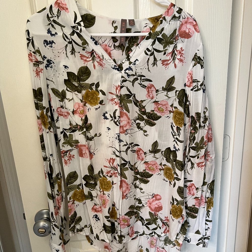 Brina & Em Floral Blouse